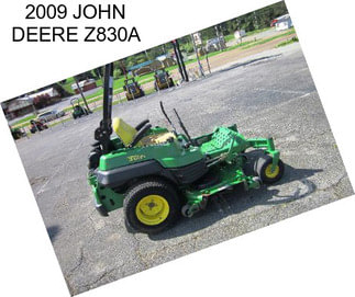 2009 JOHN DEERE Z830A