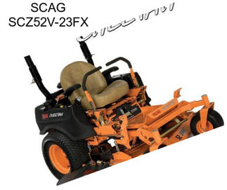 SCAG SCZ52V-23FX
