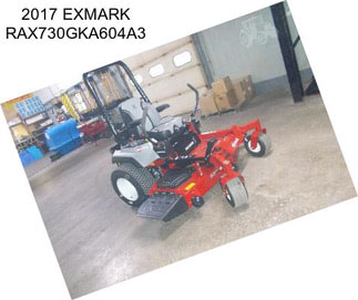 2017 EXMARK RAX730GKA604A3