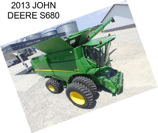 2013 JOHN DEERE S680