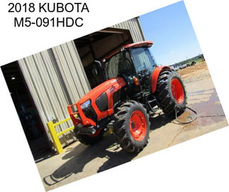 2018 KUBOTA M5-091HDC