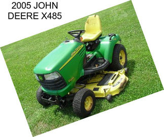 2005 JOHN DEERE X485