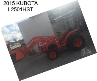 2015 KUBOTA L2501HST