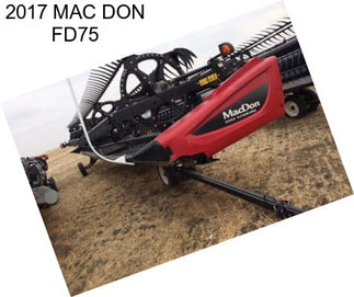 2017 MAC DON FD75