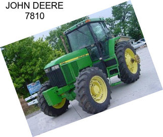 JOHN DEERE 7810