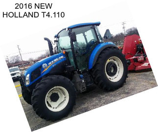 2016 NEW HOLLAND T4.110