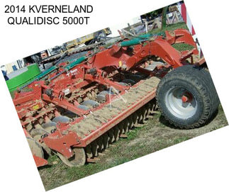 2014 KVERNELAND QUALIDISC 5000T