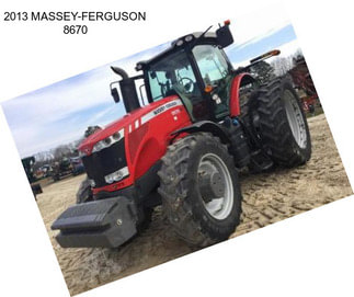 2013 MASSEY-FERGUSON 8670