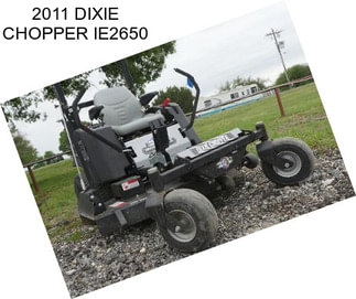 2011 DIXIE CHOPPER IE2650