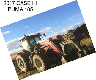 2017 CASE IH PUMA 185