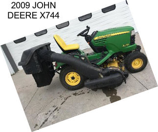 2009 JOHN DEERE X744