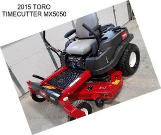 2015 TORO TIMECUTTER MX5050