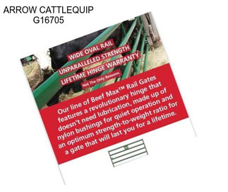 ARROW CATTLEQUIP G16705