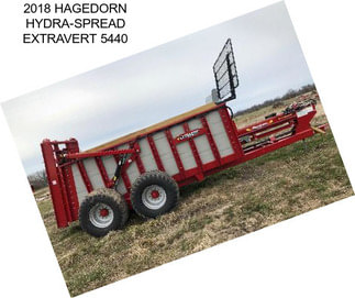 2018 HAGEDORN HYDRA-SPREAD EXTRAVERT 5440