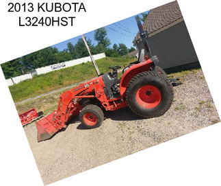 2013 KUBOTA L3240HST