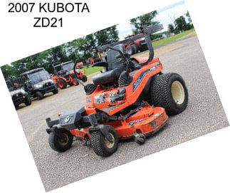 2007 KUBOTA ZD21