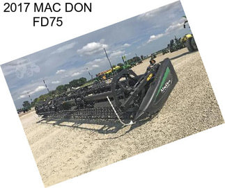 2017 MAC DON FD75