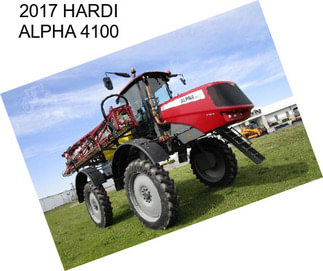 2017 HARDI ALPHA 4100