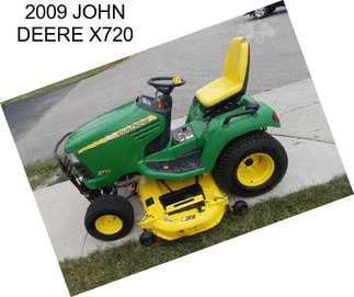 2009 JOHN DEERE X720
