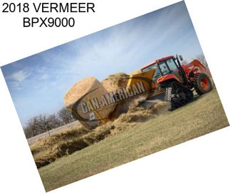 2018 VERMEER BPX9000