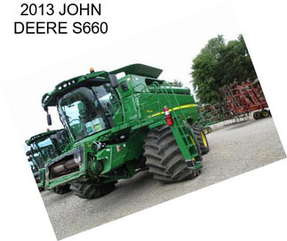 2013 JOHN DEERE S660