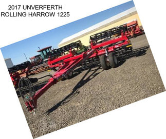 2017 UNVERFERTH ROLLING HARROW 1225