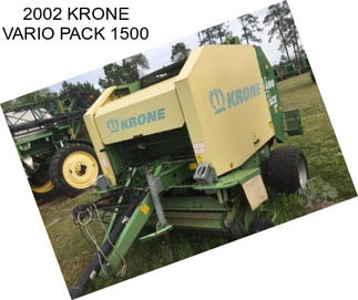 2002 KRONE VARIO PACK 1500