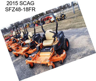 2015 SCAG SFZ48-18FR
