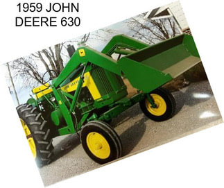 1959 JOHN DEERE 630