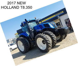 2017 NEW HOLLAND T8.350