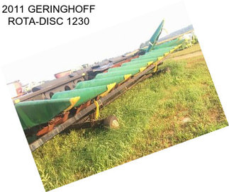 2011 GERINGHOFF ROTA-DISC 1230