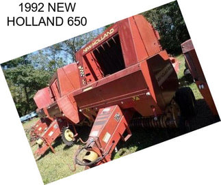 1992 NEW HOLLAND 650
