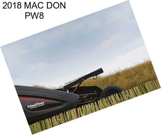 2018 MAC DON PW8