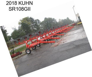 2018 KUHN SR108GII