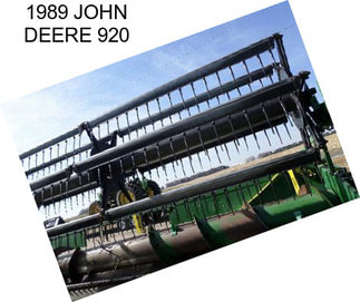 1989 JOHN DEERE 920