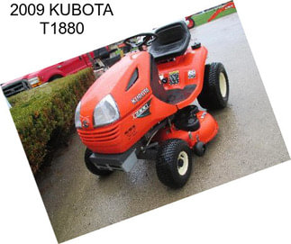 2009 KUBOTA T1880