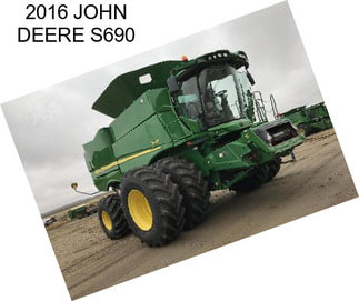 2016 JOHN DEERE S690