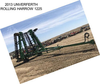 2013 UNVERFERTH ROLLING HARROW 1225