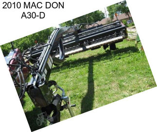 2010 MAC DON A30-D