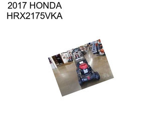 2017 HONDA HRX2175VKA