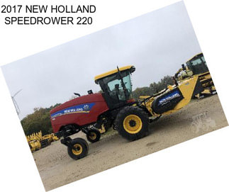 2017 NEW HOLLAND SPEEDROWER 220