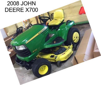 2008 JOHN DEERE X700