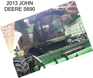 2013 JOHN DEERE S690