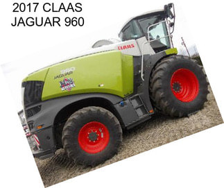 2017 CLAAS JAGUAR 960