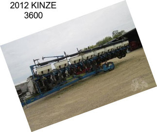 2012 KINZE 3600