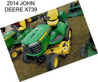 2014 JOHN DEERE X739