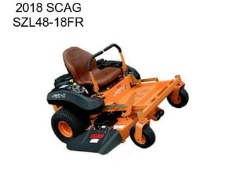 2018 SCAG SZL48-18FR