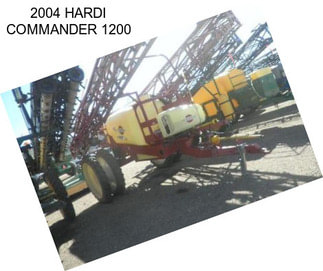 2004 HARDI COMMANDER 1200