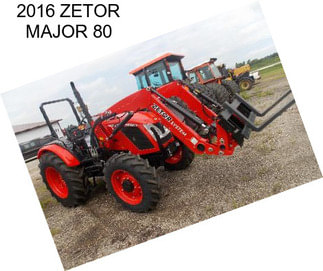 2016 ZETOR MAJOR 80