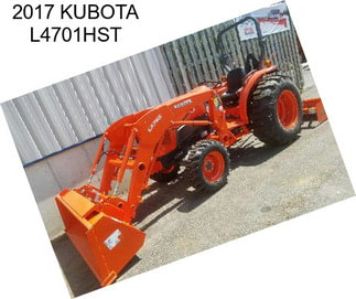 2017 KUBOTA L4701HST